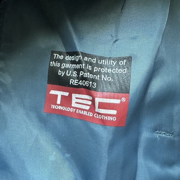 SCOTTeVEST Sev Tech Long Sleeve 1/4 Button Up Blue Size Large - Picture 10 of 13